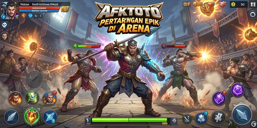 Tampilan dinamis dari pertarungan seru AFKTOTO.