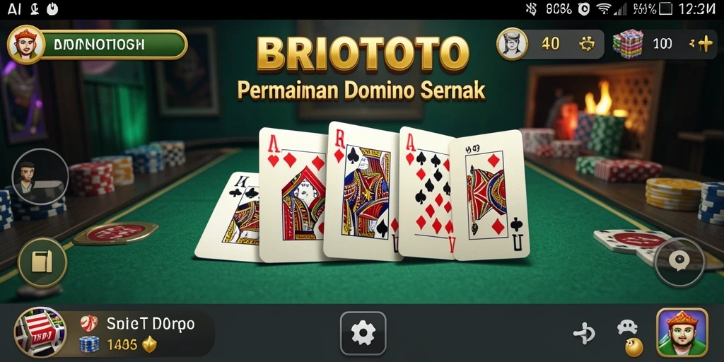 Tampilan gameplay BRIOTOTO yang seru dan interaktif.