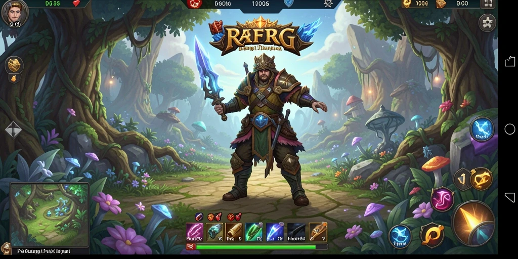 Tampilan gameplay RPG yang menakjubkan dan menantang.