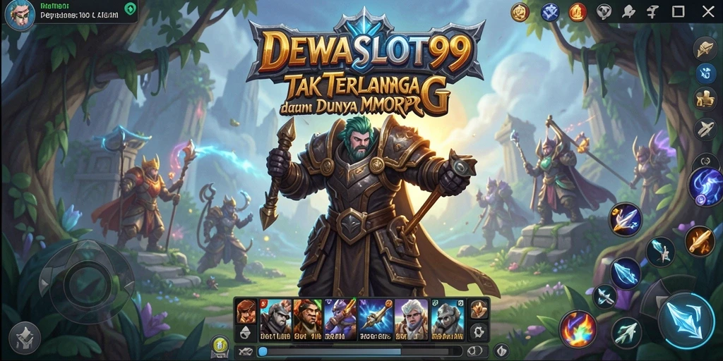 Tampilan gameplay seru dalam dunia fantasi DEWASLOT99.