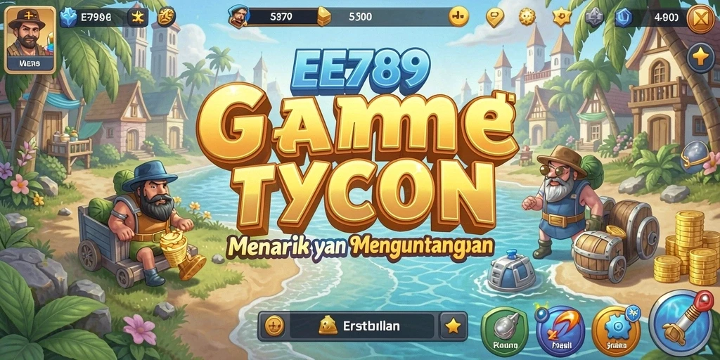 Screenshot utama EE789 menampilkan gameplay Tycoon yang mendebarkan.