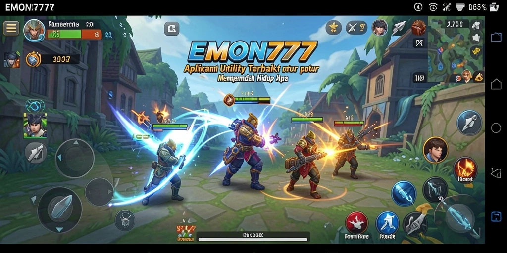 Tampilan antarmuka EMON777 yang intuitif dan efisien.