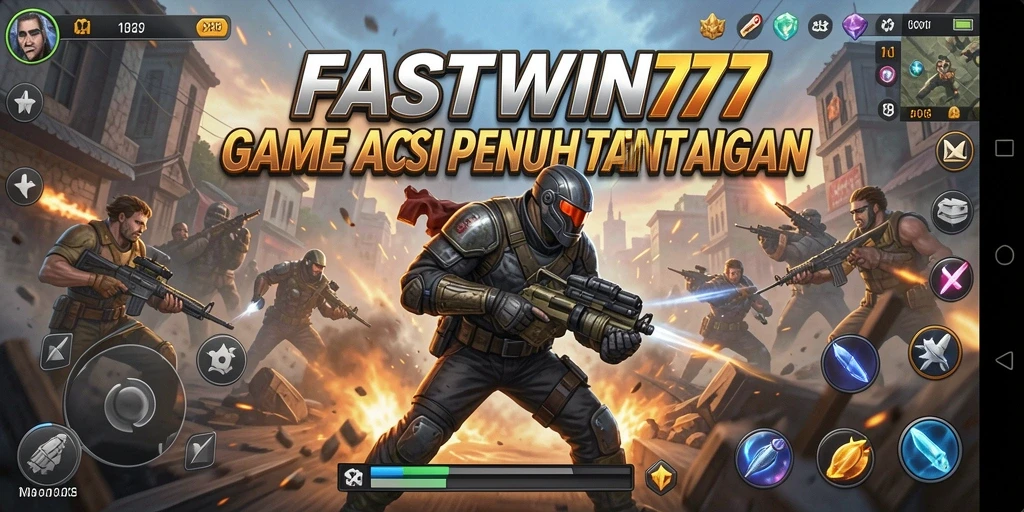 Tampak seru dalam pertempuran aksi di FASTWIN77!
