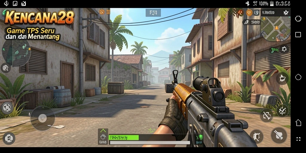 Tampilan gameplay seru dari KENCANA28 dengan aspek TPS yang mendebarkan.