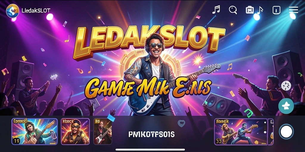 Tampilan gameplay LEDAKSLOT yang penuh warna dan menyenangkan.