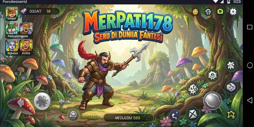 Tangkapan layar gameplay <strong>MERPATI178</strong> menampilkan petualangan seru di dunia fantastis.
