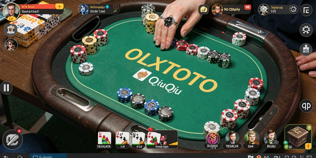 Tampilan menarik dari gameplay QiuQiu di OLXTOTO.