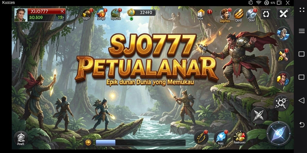Tampilan gameplay SJO777 yang mendebarkan dan penuh warna.