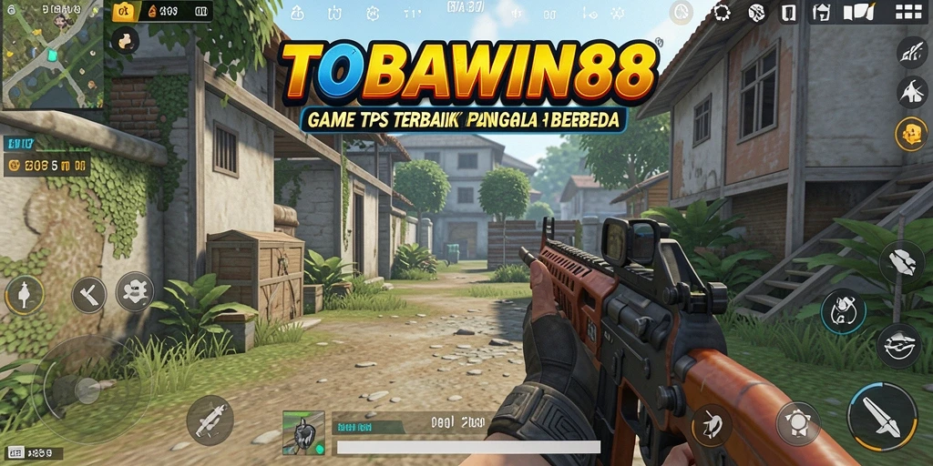 Tampilan utama gameplay TPS yang menegangkan.