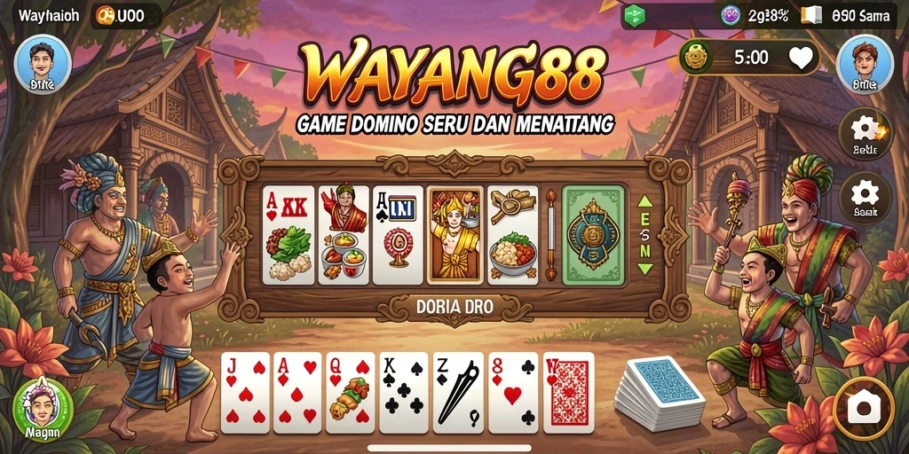 Tampilan gameplay seru dari WAYANG88 yang menggugah semangat.